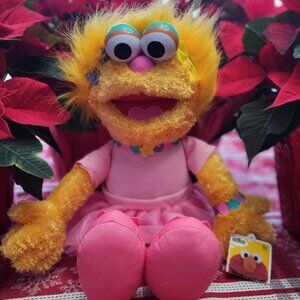 SeaWorld/Busch Gardens Parks Sesame Street Place Zoe Plush Large - BNWT